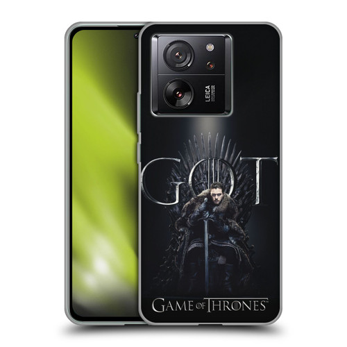 HBO Game of Thrones Season 8 For The Throne 1 Jon Snow Soft Gel Case for Xiaomi 13T 5G / 13T Pro 5G