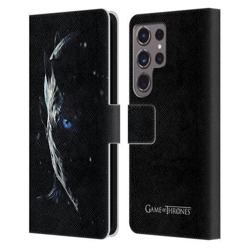 HBO Game of Thrones Season 7 Key Art Night King Leather Book Wallet Case Cover For Samsung Galaxy S24 Ultra 5G