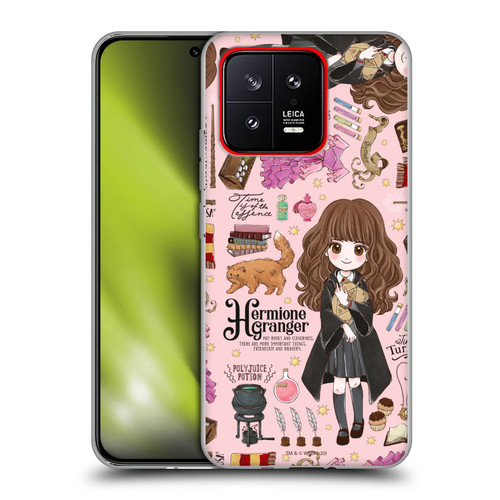 Harry Potter Deathly Hallows XXXVII Hermione Pattern Soft Gel Case for Xiaomi 13 5G