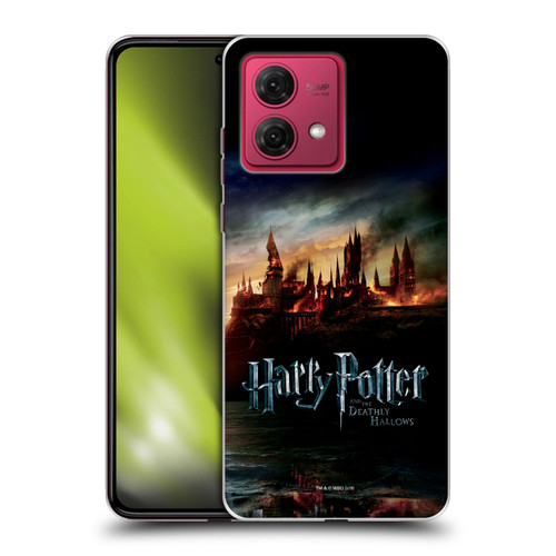 Harry Potter Deathly Hallows VIII Castle Soft Gel Case for Motorola Moto G84 5G