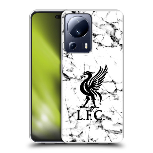 Liverpool Football Club Marble Black Liver Bird Soft Gel Case for Xiaomi 13 Lite 5G