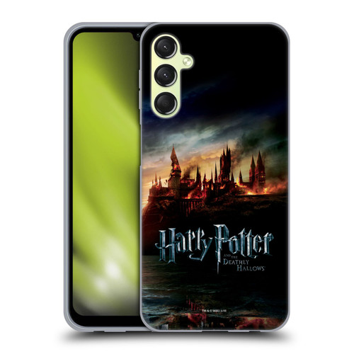 Harry Potter Deathly Hallows VIII Castle Soft Gel Case for Samsung Galaxy A24 4G / M34 5G