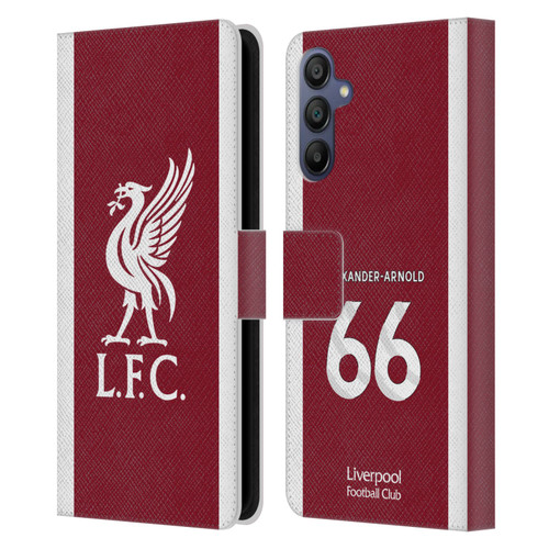 Liverpool Football Club 2023/24 Players Home Kit Trent Alexander-Arnold Leather Book Wallet Case Cover For Samsung Galaxy A15