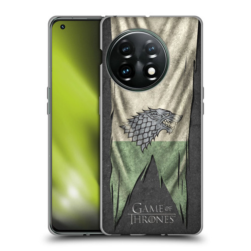HBO Game of Thrones Sigil Flags Stark Soft Gel Case for OnePlus 11 5G