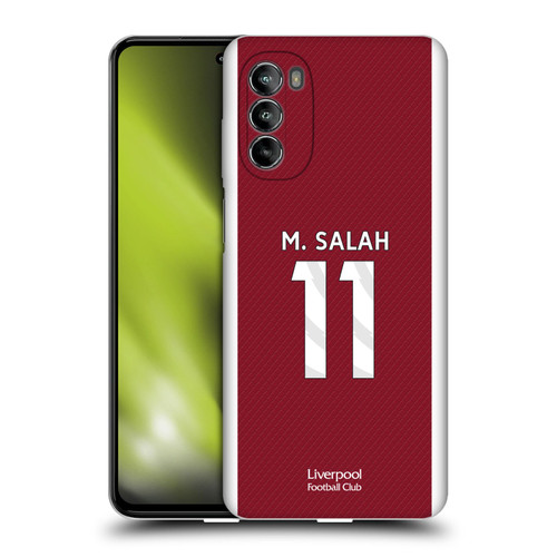 Liverpool Football Club 2023/24 Players Home Kit Mohamed Salah Soft Gel Case for Motorola Moto G82 5G