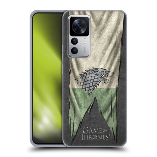 HBO Game of Thrones Sigil Flags Stark Soft Gel Case for Xiaomi 12T 5G / 12T Pro 5G / Redmi K50 Ultra 5G