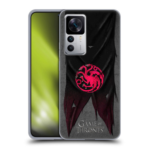 HBO Game of Thrones Sigil Flags Targaryen Soft Gel Case for Xiaomi 12T 5G / 12T Pro 5G / Redmi K50 Ultra 5G
