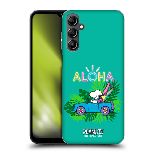 Peanuts Snoopy Aloha Disco Tropical Surf Soft Gel Case for Samsung Galaxy M14 5G