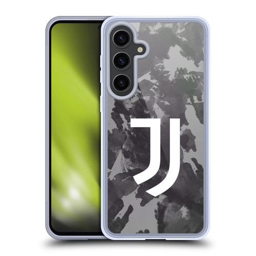 Juventus Football Club Art Monochrome Splatter Soft Gel Case for Samsung Galaxy S24+ 5G
