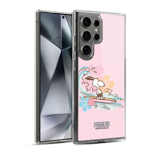 Peanuts Beach Snoopy Surf Soft Gel Case for Samsung Galaxy S24 Ultra 5G & MagSafe