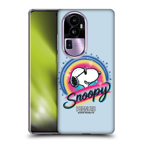 Peanuts Snoopy Boardwalk Airbrush Colourful Sunglasses Soft Gel Case for OPPO Reno10 Pro+