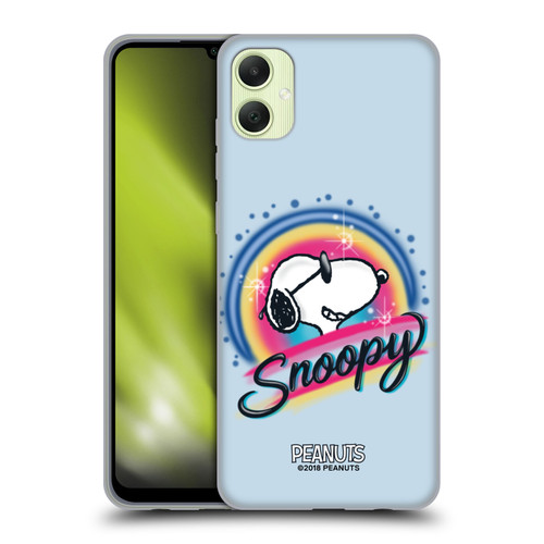 Peanuts Snoopy Boardwalk Airbrush Colourful Sunglasses Soft Gel Case for Samsung Galaxy A05