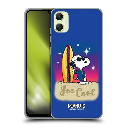 Peanuts Snoopy Boardwalk Airbrush Joe Cool Surf Soft Gel Case for Samsung Galaxy A05