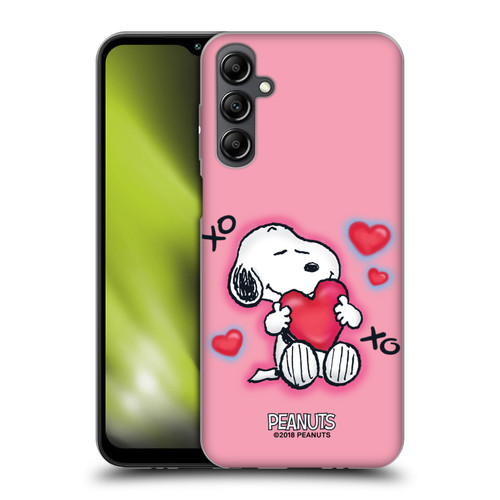 Peanuts Snoopy Boardwalk Airbrush XOXO Soft Gel Case for Samsung Galaxy M14 5G