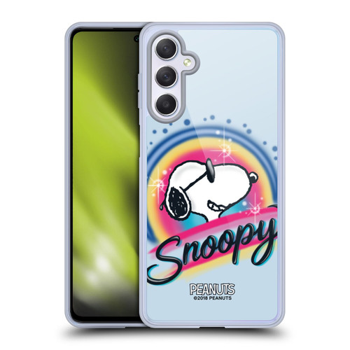 Peanuts Snoopy Boardwalk Airbrush Colourful Sunglasses Soft Gel Case for Samsung Galaxy M54 5G Peanuts Snoopy Boardwalk Airbrush Colourful Sunglasses Soft Gel Case for Samsung Galaxy M54 5G