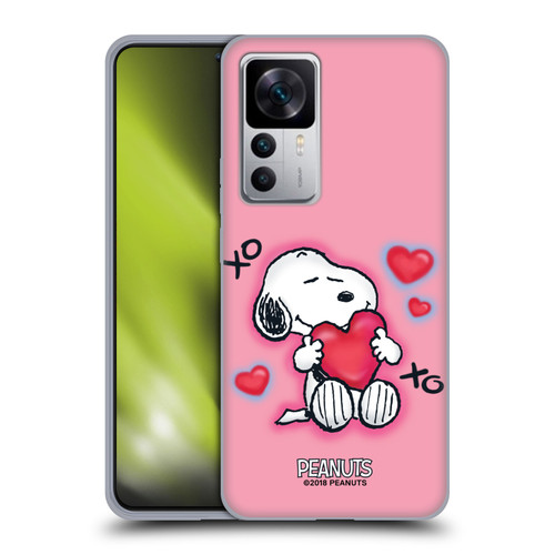 Peanuts Snoopy Boardwalk Airbrush XOXO Soft Gel Case for Xiaomi 12T 5G / 12T Pro 5G / Redmi K50 Ultra 5G