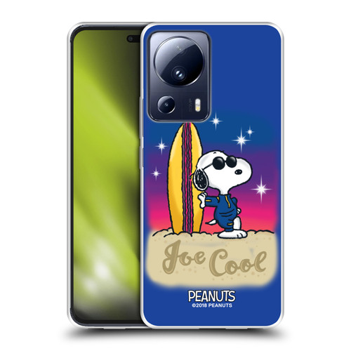 Peanuts Snoopy Boardwalk Airbrush Joe Cool Surf Soft Gel Case for Xiaomi 13 Lite 5G