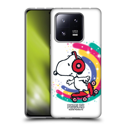 Peanuts Snoopy Boardwalk Airbrush Colourful Skating Soft Gel Case for Xiaomi 13 Pro 5G