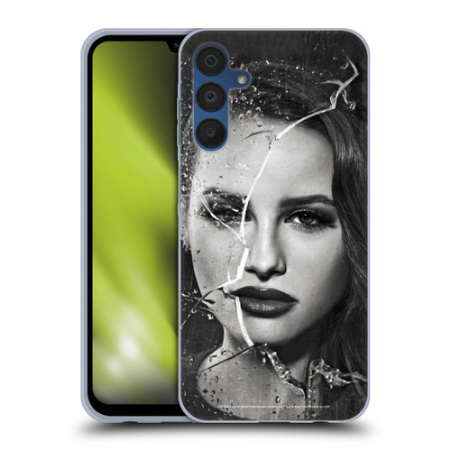 Riverdale Broken Glass Portraits Cheryl Blossom Soft Gel Case for Samsung Galaxy A15