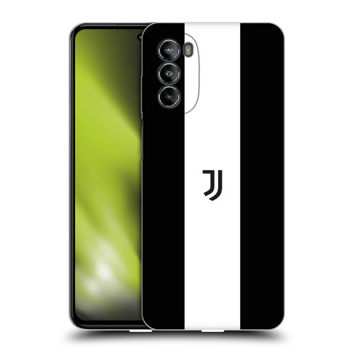Juventus Football Club Lifestyle 2 Bold White Stripe Soft Gel Case for Motorola Moto G82 5G