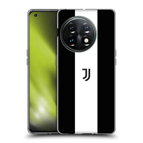 Juventus Football Club Lifestyle 2 Bold White Stripe Soft Gel Case for OnePlus 11 5G