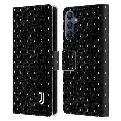 Juventus Football Club Lifestyle 2 Black Logo Type Pattern Leather Book Wallet Case Cover For Samsung Galaxy A15