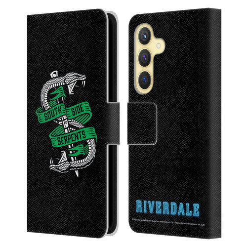 Riverdale Art South Side Serpents Leather Book Wallet Case Cover For Samsung Galaxy S24 5G