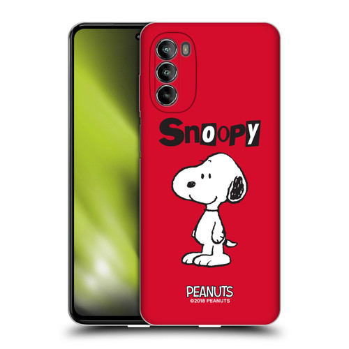 Peanuts Characters Snoopy Soft Gel Case for Motorola Moto G82 5G