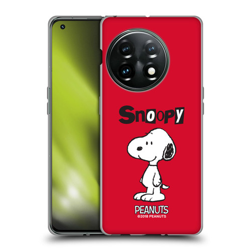 Peanuts Characters Snoopy Soft Gel Case for OnePlus 11 5G