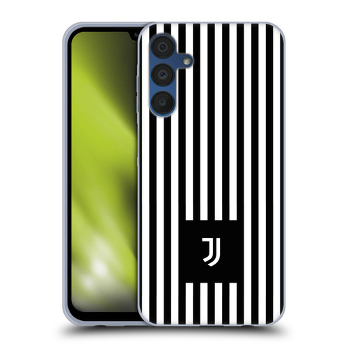 Juventus Football Club Lifestyle 2 Black & White Stripes Soft Gel Case for Samsung Galaxy A15