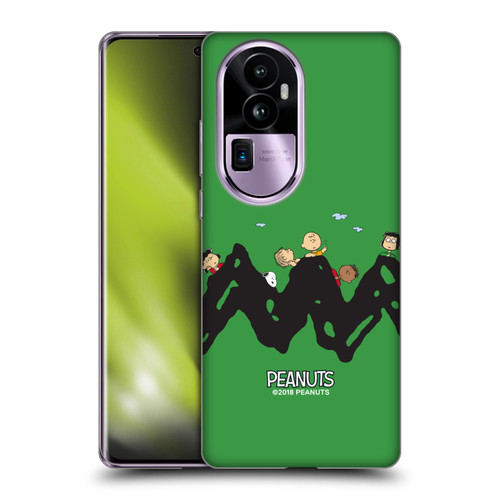 Peanuts Characters Group Soft Gel Case for OPPO Reno10 Pro+