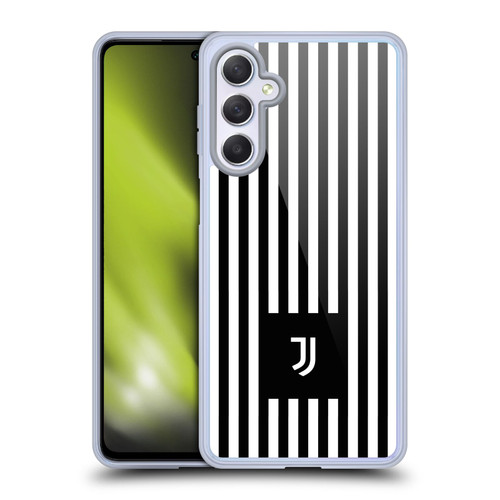 Juventus Football Club Lifestyle 2 Black & White Stripes Soft Gel Case for Samsung Galaxy M54 5G