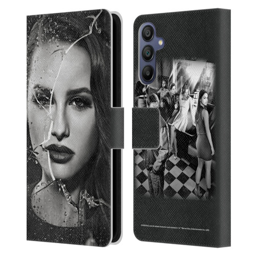 Riverdale Broken Glass Portraits Cheryl Blossom Leather Book Wallet Case Cover For Samsung Galaxy A15