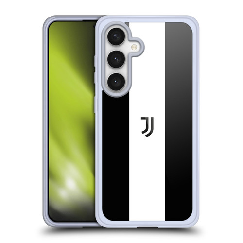 Juventus Football Club Lifestyle 2 Bold White Stripe Soft Gel Case for Samsung Galaxy S24 5G
