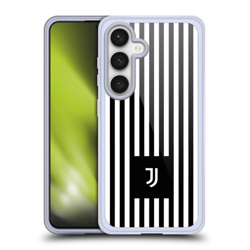 Juventus Football Club Lifestyle 2 Black & White Stripes Soft Gel Case for Samsung Galaxy S24 5G