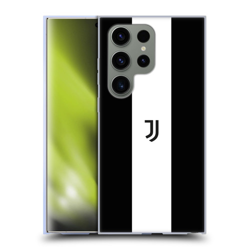 Juventus Football Club Lifestyle 2 Bold White Stripe Soft Gel Case for Samsung Galaxy S24 Ultra 5G