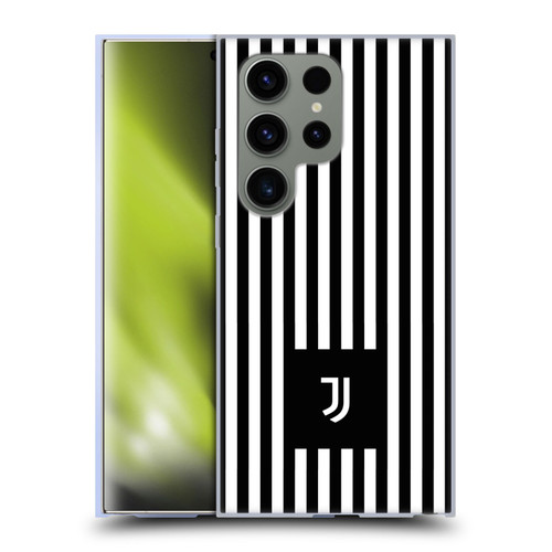 Juventus Football Club Lifestyle 2 Black & White Stripes Soft Gel Case for Samsung Galaxy S24 Ultra 5G