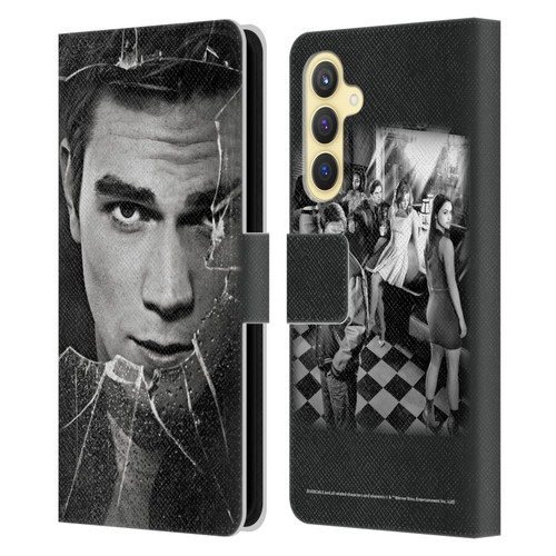 Riverdale Broken Glass Portraits Archie Andrews Leather Book Wallet Case Cover For Samsung Galaxy S23 FE 5G