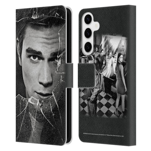Riverdale Broken Glass Portraits Archie Andrews Leather Book Wallet Case Cover For Samsung Galaxy S24+ 5G