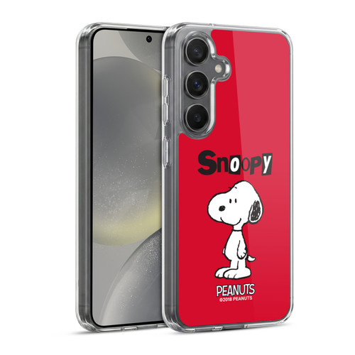 Peanuts Characters Snoopy Soft Gel Case for Samsung Galaxy S24 5G & MagSafe