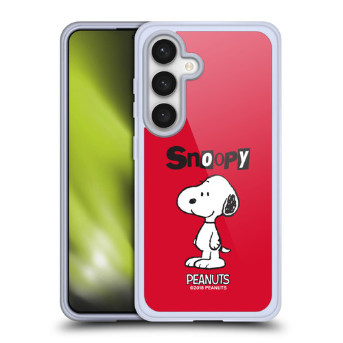 Peanuts Characters Snoopy Soft Gel Case for Samsung Galaxy S24 5G