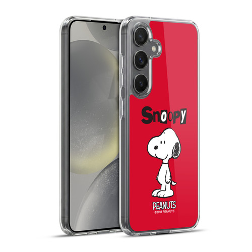 Peanuts Characters Snoopy Soft Gel Case for Samsung Galaxy S24+ 5G & MagSafe