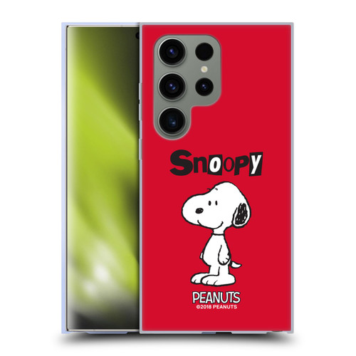 Peanuts Characters Snoopy Soft Gel Case for Samsung Galaxy S24 Ultra 5G