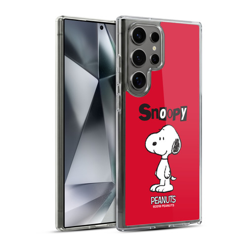 Peanuts Characters Snoopy Soft Gel Case for Samsung Galaxy S24 Ultra 5G & MagSafe