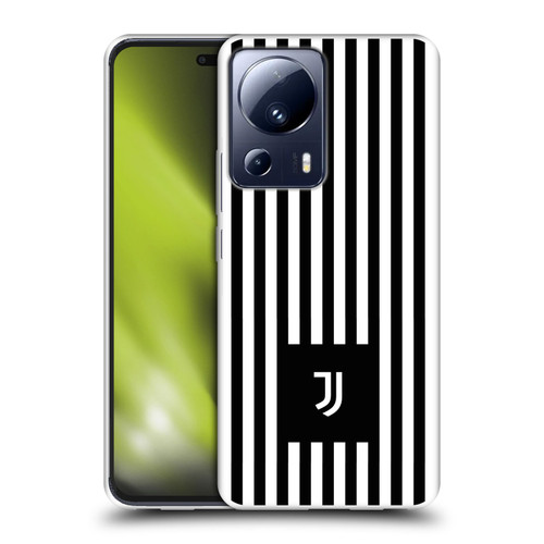 Juventus Football Club Lifestyle 2 Black & White Stripes Soft Gel Case for Xiaomi 13 Lite 5G