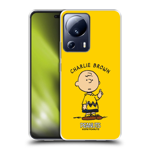 Peanuts Characters Charlie Brown Soft Gel Case for Xiaomi 13 Lite 5G
