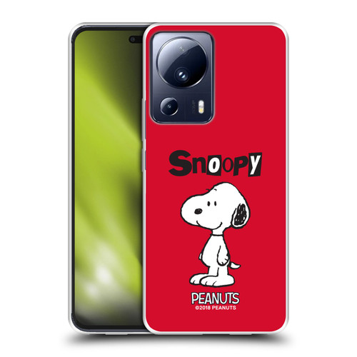 Peanuts Characters Snoopy Soft Gel Case for Xiaomi 13 Lite 5G