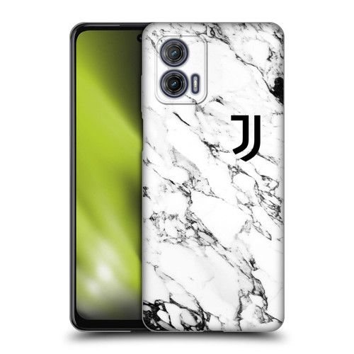 Juventus Football Club Marble White Soft Gel Case for Motorola Moto G73 5G
