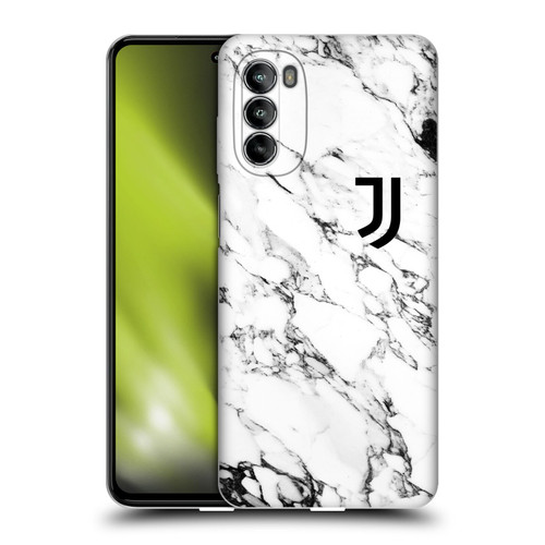 Juventus Football Club Marble White Soft Gel Case for Motorola Moto G82 5G