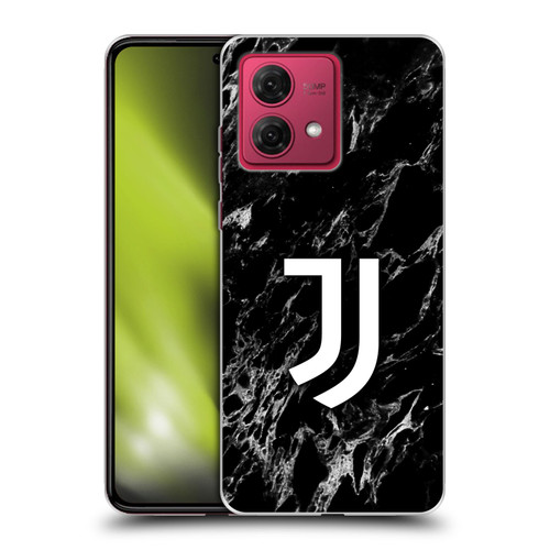 Juventus Football Club Marble Black Soft Gel Case for Motorola Moto G84 5G
